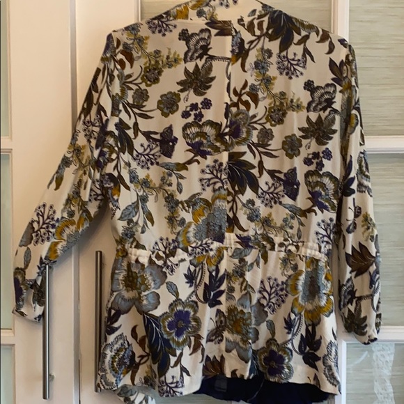 Promod flowered lightweight cardigan/coat/blazer - Picture 4 of 4